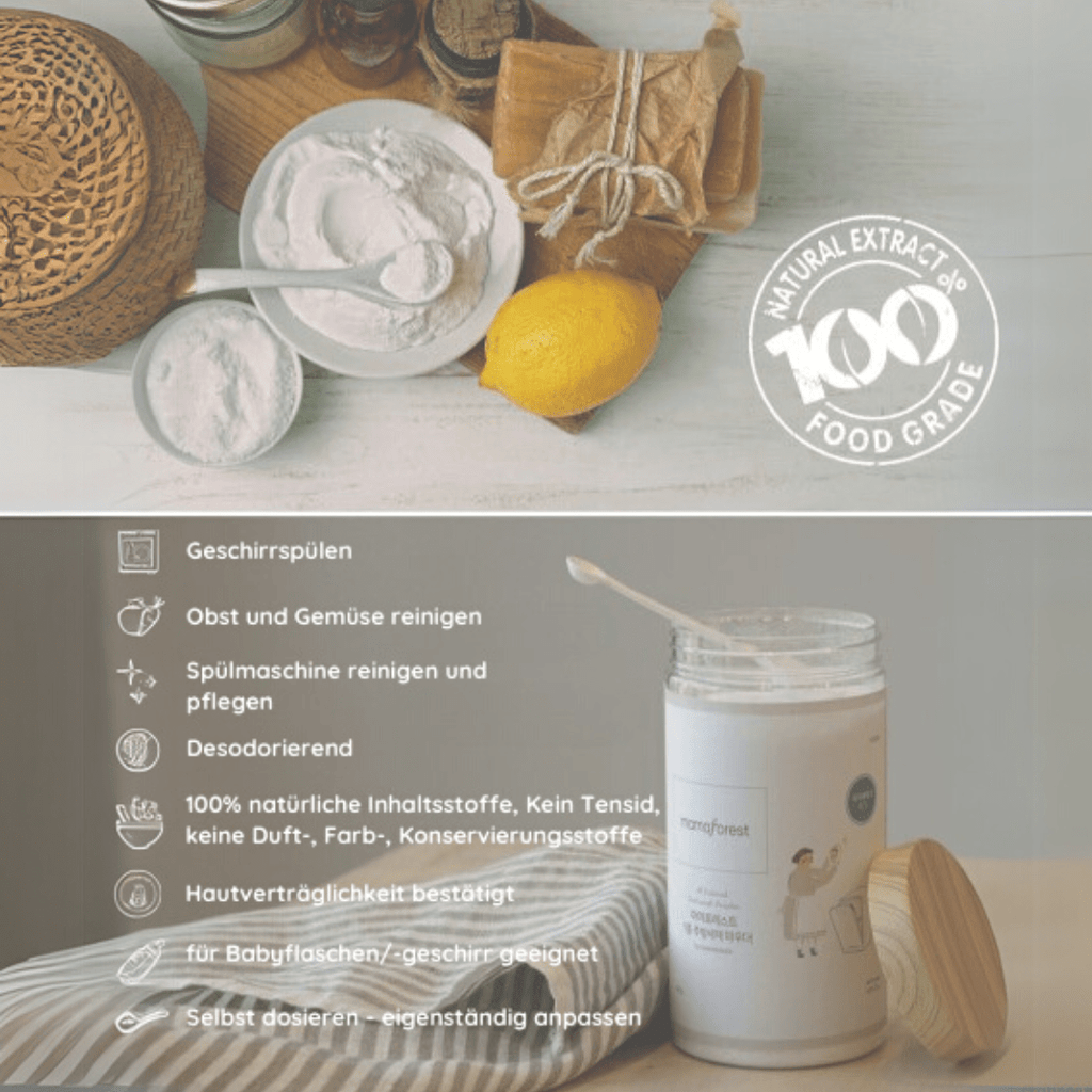All-In-One Spülpulver 800g – nachhaltig, phosphatfrei und wirksam